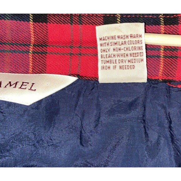 Vintage Bechamel Christmas plaid, maxi skirt size 14 - Picture 8 of 14